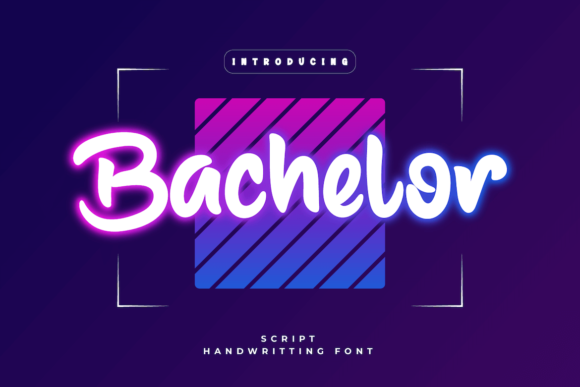 Bachelor: A Stylish Handwritten Font for Modern Brands