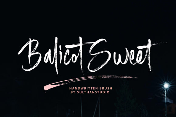 Balicot Sweet: Elevating Your Design with a Playful Script Font
