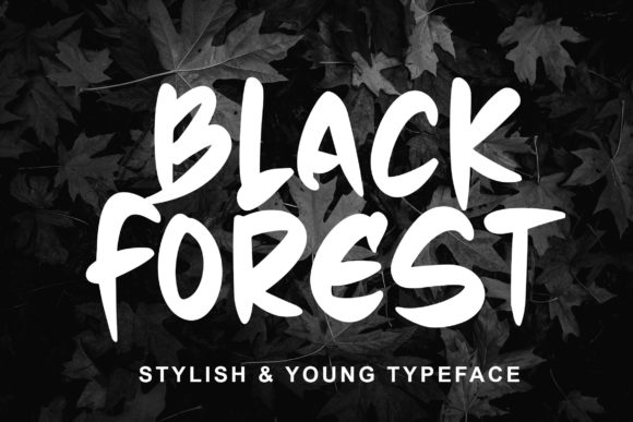Black Forest: A Trendy Handwritten Font for Design