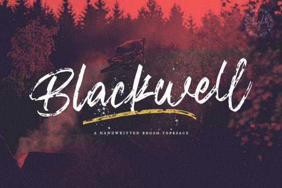 Blackwell: Elevating Design with Elegant Brushed Script Typography
