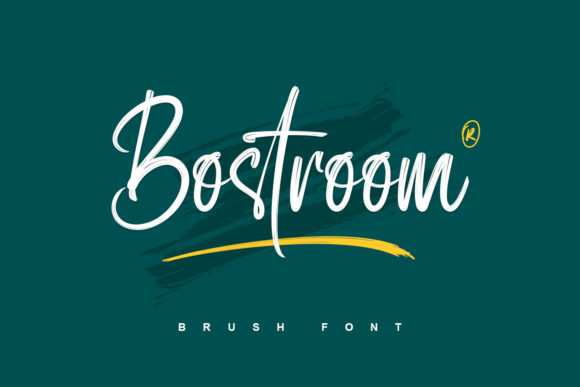 Bostroom: Elevating Design with a Brushed Script Touch