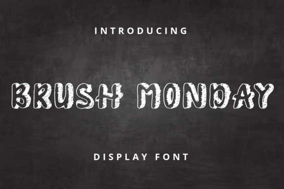 Brush Monday: Authentic Playful Display Font