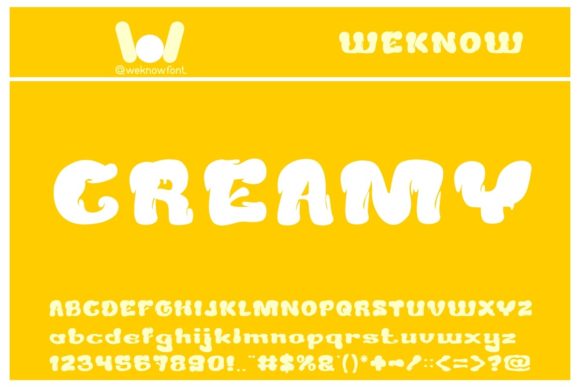 Creamy: Elevating Your Design Projects with a Bold, Brushed Display Font