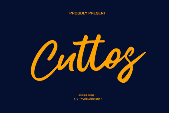 Cuttos: Evaluating a Paint-Brushed Script Font for Design Projects