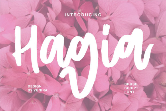 Hagia: A Refreshing Handwritten Font for Modern Design