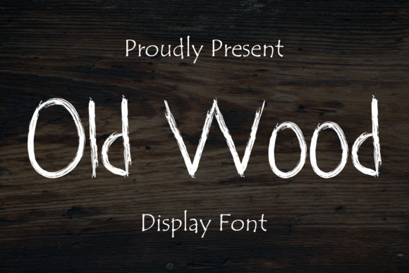 Old Wood: A Brushed Display Font for Distinctive Branding
