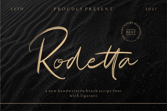 Rodetta: The Brushed Script for Modern Branding