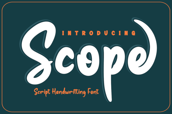 Scope: Strategic Typography for Modern Brand Communication