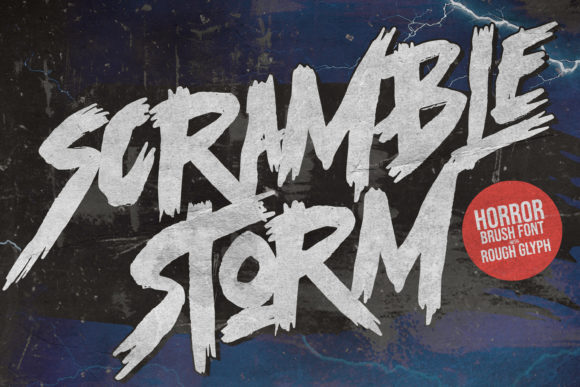 Scramble Storm: Evaluating a Brushed Graffiti Font for Modern Design Projects