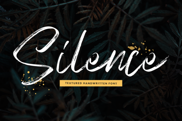 Silence: The Brushed Script for Clean Design
