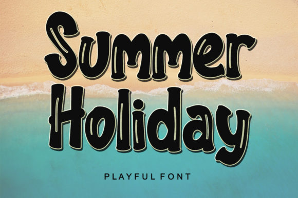 Summer Holiday: A Friendly Brushed Display Font