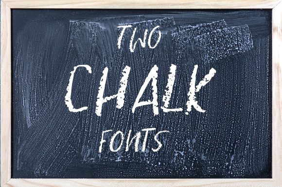Two Chalk: Modern Brushed Display Font