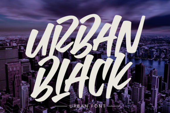 Urban Black: The Bold Display Font Defining Modern Visual Confidence
